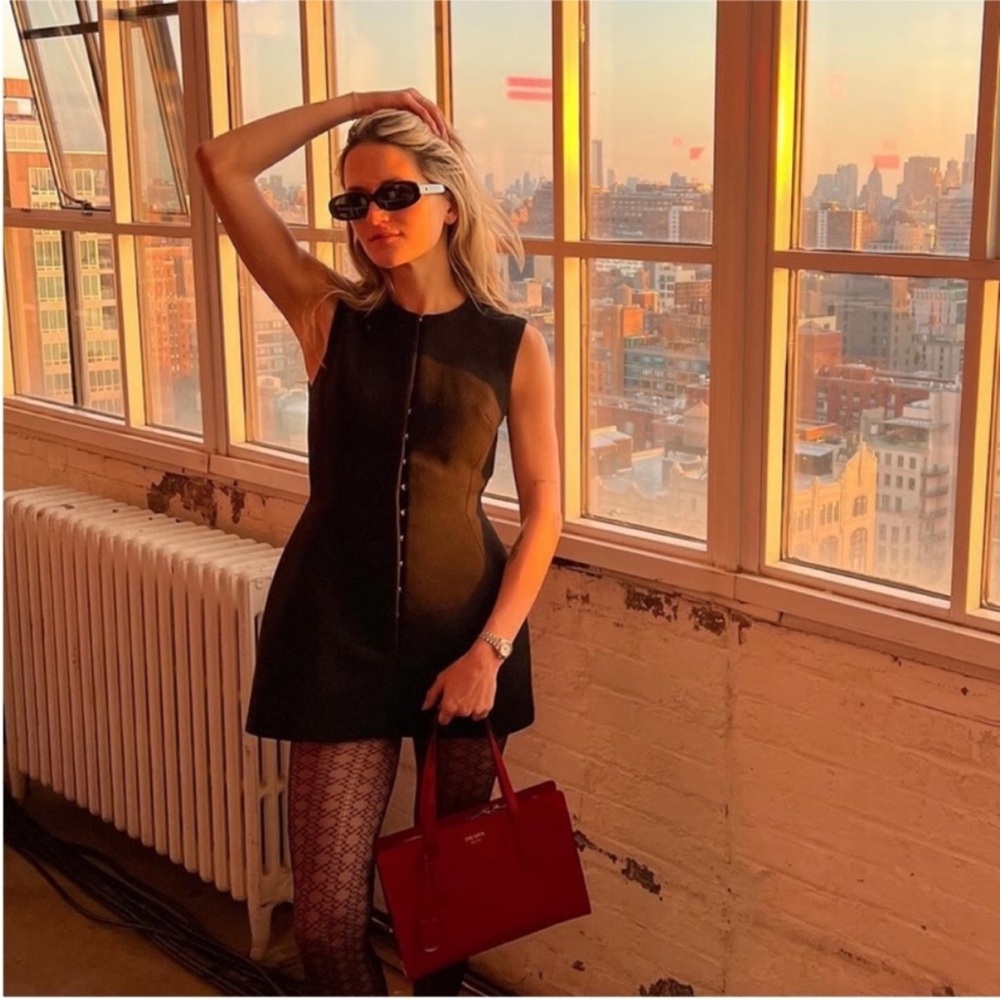 NWOT Tory Burch HOOK-AND-EYE TUNIC $1,298 RUNWAY 6